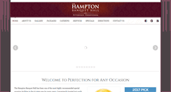 Desktop Screenshot of hamptonbanquethall.com